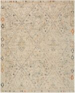 Geometric Beige Modern Boutique Rug 60555 by Nazmiyal NYC