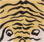 Small All Wool Modern Tiger Custom Rug Sample #60105 by Nazmiyal Antique Rugs