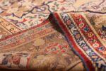 Texture Of Antique Persian Silk Heriz Rug 70216 by Nazmiyal NYC