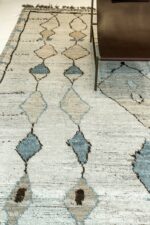 Texture Of Berber Design Modern Moroccan Rug 60552 by Nazmiyal NYC