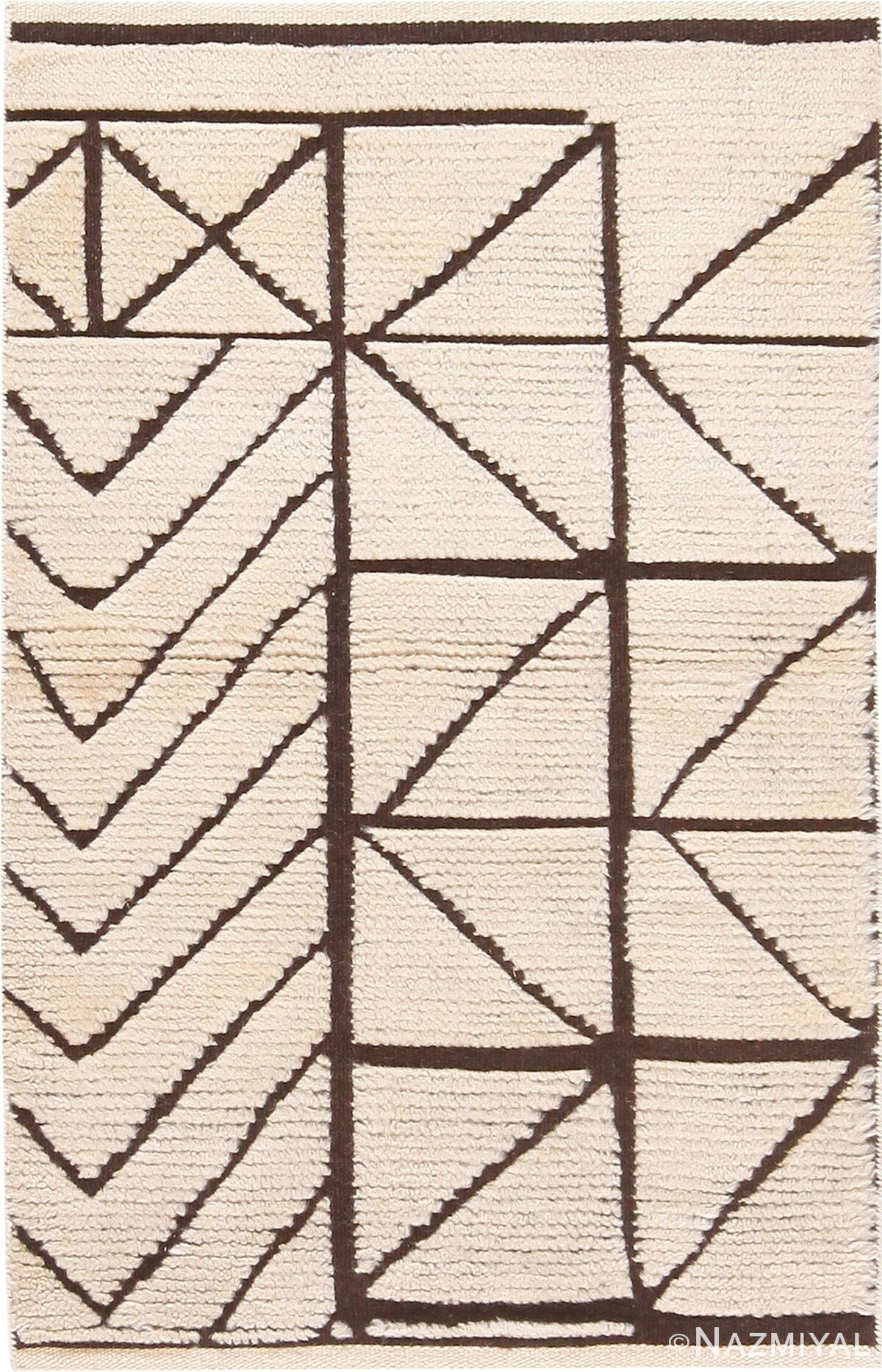 Modern Custom Area Rug Sample #50753 by Nazmiyal Antique Rugs