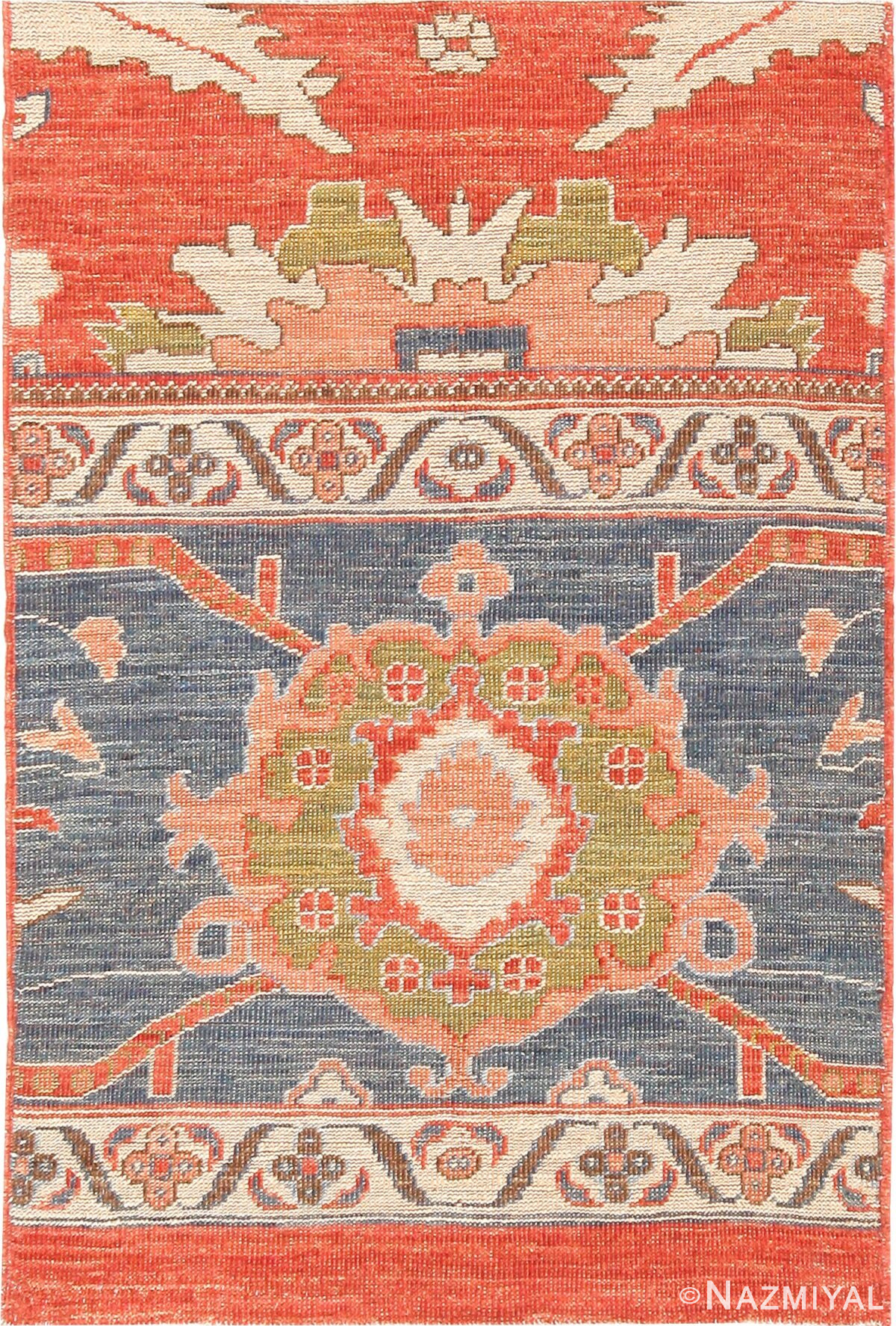 Modern Custom Persian Sultanabad Rug Sample #60550 by Nazmiyal Antique Rugs