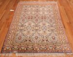 Whole View Of Antique Persian Silk Heriz Rug 70216 by Nazmiyal NYC