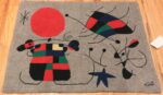 Whole View Of Vintage Joan Miro Tapestry Rug 70836 by Nazmiyal NYC