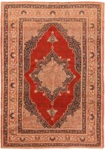 Antique Persian Tabriz Haji Jalili Rug 70816 by Nazmiyal NYC