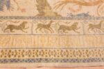Border Of Large Vintage Animal Design Spanish Rug 70759 by Nazmiyal NYC