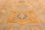Center Of Large Soft Decorative Antique Turkish Oushak Rug 90040 by Nazmiyal NYC
