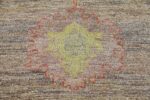 Close Up Of Modern Turkish Oushak Rug 60524 by Nazmiyal NYC