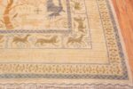 Corner Of Large Vintage Animal Design Spanish Rug 70759 by Nazmiyal NYC