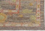 Corner Of Modern Turkish Oushak Rug 60524 by Nazmiyal NYC