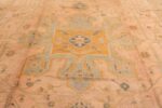 Details Large Soft Decorative Antique Turkish Oushak Rug 90040 by Nazmiyal NYC