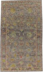 Brown Modern Turkish Oushak Rug 60524 by Nazmiyal NYC
