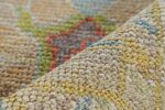 Pile Of Green Modern Turkish Oushak Rug 60516 by Nazmiyal NYC