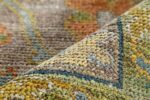 Pile Of Grey Flower Modern Turkish Oushak Rug 60520 by Nazmiyal NYC