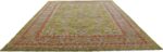 Whole View Of Green Modern Turkish Oushak Rug 60525 by Nazmiyal NYC
