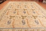 Whole View Of Large Vintage Animal Design Spanish Rug 70759 by Nazmiyal NYC