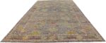 Whole View Of Modern Turkish Oushak Rug 60524 by Nazmiyal NYC