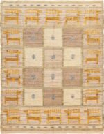 Animal Design Vintage Scandinavian Swedish Kilim Rug 70885 by Nazmiyal Antique Rugs