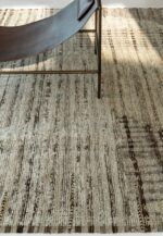 Border Of Decorative Modern Distressed Rug 60707 by Nazmiyal Antique Rugs