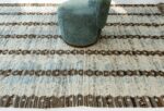Border Of Geometric Modern Distressed Rug 60669 by Nazmiyal Antique Rugs