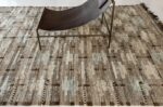 Border Of Geometric Modern Distressed Rug 60683 by Nazmiyal Antique Rugs