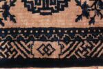 Border Of Pair Of Small Ivory And Blue Antique Chinese Rugs 70881 by Nazmiyal Antique Rugs