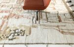 Border Of Primitive Design Colorful Modern Boho Chic Rug 60711 by Nazmiyal Antique Rugs