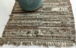 Bottom Of Brown Tones Modern Distressed Rug 60680 by Nazmiyal Antique Rugs