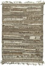 Brown Tones Modern Distressed Rug 60680 by Nazmiyal Antique Rugs