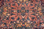 Close Up Antique Animal Design Persian Sarouk Farhan Rug 70867 by Nazmiyal Antique Rugs