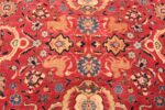 Close Up Antique Persian Animal Design Tabriz Area Rug 70868 by Nazmiyal Antique Rugs
