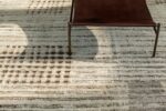 Close Up Of Decorative Modern Distressed Rug 60707 by Nazmiyal Antique Rugs