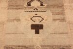 Close Up Geometric Antique Persian Bidjar Runner Rug 60527 by Nazmiyal Antique Rugs