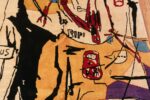 Close Up Modern Jean-Michel Basquiat Inspired Artistic Area Rug 70888 by Nazmiyal Antique Rugs