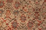 Close Up Square Antique Turkish Ghiordes Tribal Rug 70873 by Nazmiyal Antique Rugs