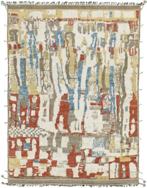 Colorful Modern Boho Chic Rug 60713 by Nazmiyal Antique Rugs