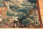 Corner Of 18th Century Silk And Wool Antique French Tapestry 70872 by Nazmiyal Antique Rugs
