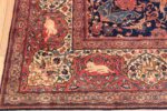 Corner Of Antique Animal Design Persian Sarouk Farhan Rug 70867 by Nazmiyal Antique Rugs