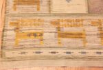 Corner Of Animal Design Vintage Scandinavian Swedish Kilim Rug 70885 by Nazmiyal Antique Rugs