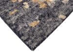 Corner Of Contrasted Gold Blue Modern Boutique Rug 60737 by Nazmiyal Antique Rugs