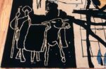 Corner Of Modern Jean-Michel Basquiat Inspired Artistic Area Rug 70888 by Nazmiyal Antique Rugs