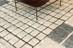Corner Of Geometric Design Modern Boho Chic Rug 60674 by Nazmiyal Antique Rugs