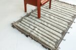 Corner View Of Ivory Gray Modern Boho Chic Rug 60675 by Nazmiyal Antique Rugs