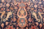 Details Antique Animal Design Persian Sarouk Farhan Rug 70867 by Nazmiyal Antique Rugs