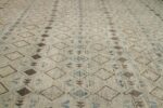 Details Oversized Cream Modern Moroccan Style Rug 60336 by Nazmiyal Antique Rugs