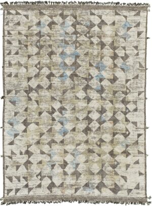 High Low Pile Modern Distressed Rug 60701 by Nazmiyal Antique Rugs