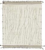 Ivory Textured Modern Boho Chic Rug 60694 by Nazmiyal Antique Rugs