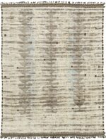Light Gray Modern Distressed Rug 60689 by Nazmiyal Antique Rugs