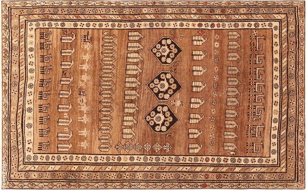 Vintage Persian Bidjar Rug #72152 Vintage Persian Bidjar Rug #72152 by Nazmiyal Antique Rugs