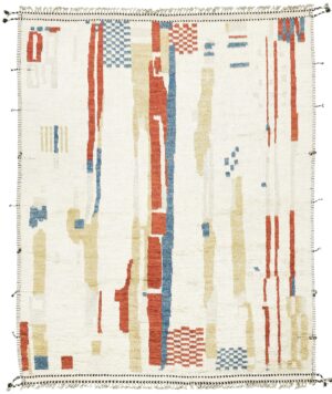 Shiny Design Modern Boho Chic Rug 60712 by Nazmiyal Antique Rugs